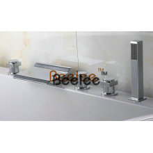 5PCS 5 Holes Waterfall Bathtub Faucet